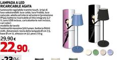 Luce - Lampada A Led Ricaricabile