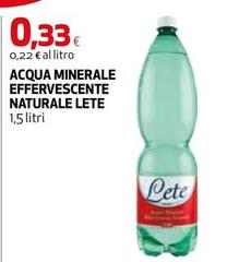 Lete - Acqua Minerale Effervescente Naturale