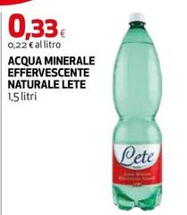 Lete - Acqua Minerale Effervescente Naturale