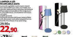 Luce - Lampada A Led Ricaricabile