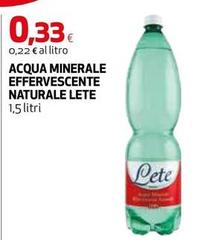 Lete - Acqua Minerale Effervescente Naturale
