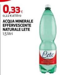 Lete - Acqua Minerale Effervescente Naturale
