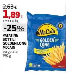 Mccain - Patatine Sottili Golden Long