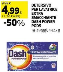 Dash - Detersivo Per Lavatrice Extra Smacchiante Pods