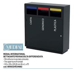 Generico - Medial International Gettacante Per Raccolta Differenzilata