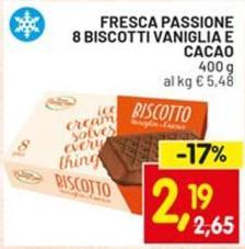 Fresca Passione - Fresca Passione 8 Biscotti Vaniglia E Cacao