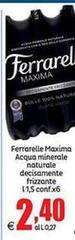 Ferrarelle - Acqua Minerale Naturale Decisamente Frizzante