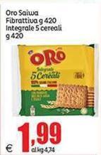 Oro saiwa - Fibrattiva Integrale 5 Cereali
