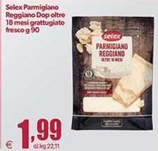 Selex - Parmigiano Reggiano DOP Oltre 18 Mesi Grattugiato Fresco