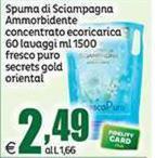 Spuma di Sciampagna - Ammorbidente Concentrato Ecoricarica