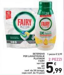 Fairy - Detersivo Per Lavastoviglie Platinum
