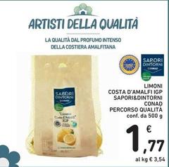 Intenso - Limoni Costa D'Amalfi IGP Sapori&Dintorni Percorso Qualità