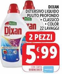 Dixan - Detersivo Liquido Pulito Profondo Classico
