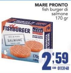 Mare pronto - Fish Burger Di Salmone