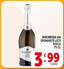 Duchessa Lia - Spumante Asti DOCG