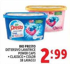 Bio Presto - Detersivo Lavatrice Power Caps