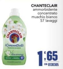 Chanteclair - Ammorbidente Concentrato Muschio Bianco 57 Lavaggi