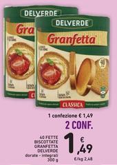 Delverde - Biscottate Granfetta