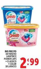 Bio Presto - Detersivo Lavatrice Power Caps Classico