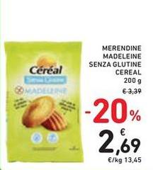 Cereal - Merendine Madeleine Senza Glutine