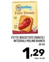 Mulino Bianco - Fette Biscottate Dorate/ Integrali