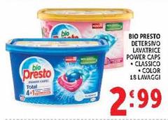Bio Presto - Detersivo Lavatrice Power Caps Classico
