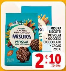 Misura - Biscotti Privolat Gocce Di Cioccolato