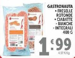 Gastronauta - Freselle Rotonde Ciabatte Bianche/Integrali