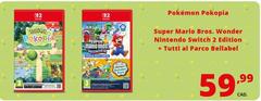 Nintendo - Pokémon Pokopia/Super Mario Bros Wonder Nintendo Switch 2 Edition + Tutti Al Parco Bellabel 