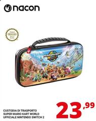 Nacon - Custodia Di Trasporto Super Mario Kart World Ufficiale Nintendo Switch 2