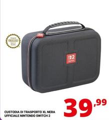 Nacon - Custodia Di Trasporto Xl Nera Ufficiale Nintendo Switch 2