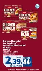 Findus - Cordon Bleu/Crunches/Bastoncini Di Pollo
