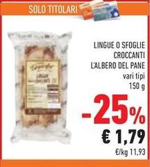 L'albero del pane - Lingue O Sfoglie Croccanti