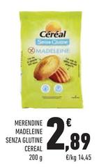 Cereal - Merendine Madeleine Senza Glutine