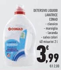 Conad - Detersivo Liquido Lavatrice