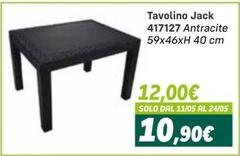 Jack Daniels - Tavolino 417127 Antracite