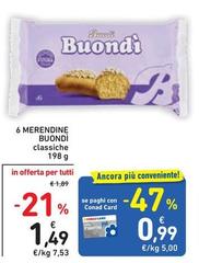 Buondi - 6 Merendine