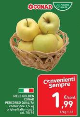 Conad - Mele Golden Percorso Qualità