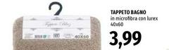 Tappeto Bagno In Microfibra Con Lurex