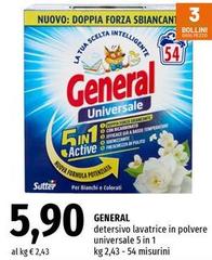 General - Detersivo Lavatrice In Polvere Universale 5 In 1