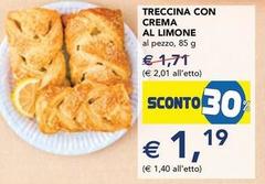 Treccina Con Crema Al Limone