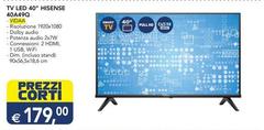 Hisense - Tv Led 40 40a492