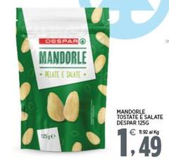 Despar - Mandorle Tostate E Salate