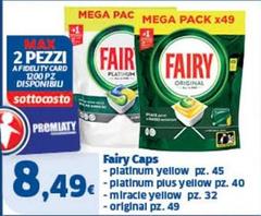 Fairy - Caps Platinum Yellow Pz. 45