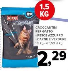 Rico - Croccantini Per Gatto Pesce Azzurro, Carne E Verdure