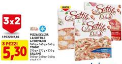 Delizia - Pizza  La Sottile 4 Formaggi