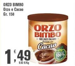 Bimbo - Orzo