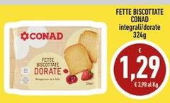 Conad - Fette Biscottate