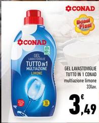 Conad - Gel Lavastoviglie Tutto In 1