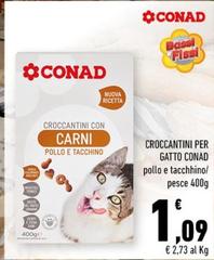 Conad - Croccantini Per Gatto